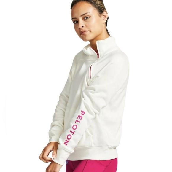 Women’s Peloton Incline Side Zip Pullover Sweatshirt Size Medium - Picture 1 of 8
